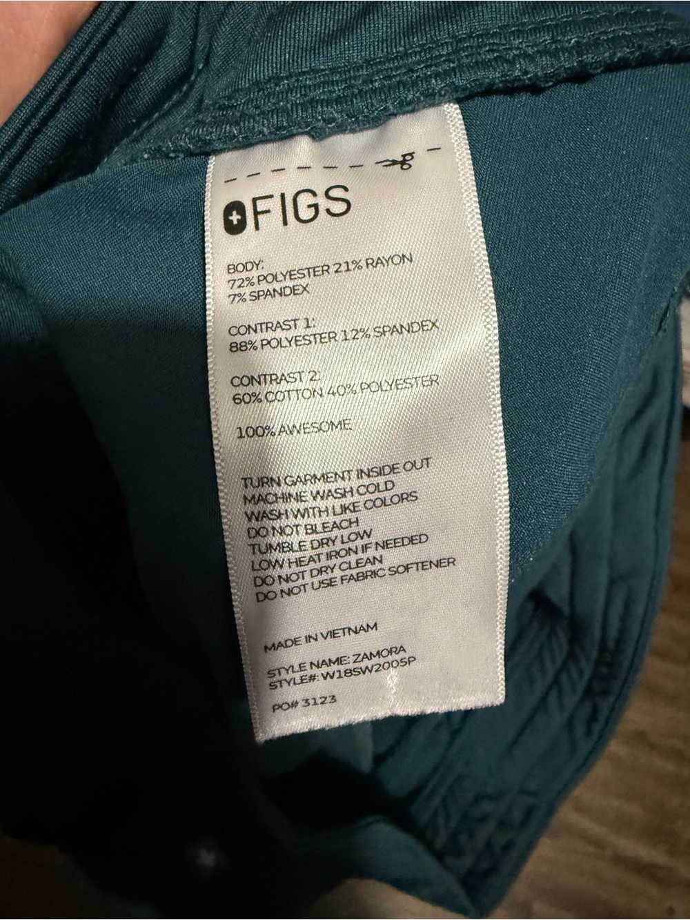 Figs Limited Edition Scrub Set Women's XL/P Catarina One Pocket and Zamora Jogge - Picture 6 of 7